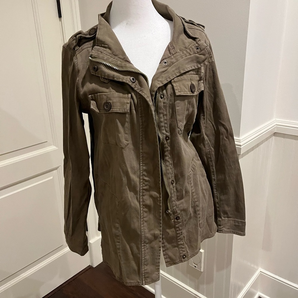 Army green jacket